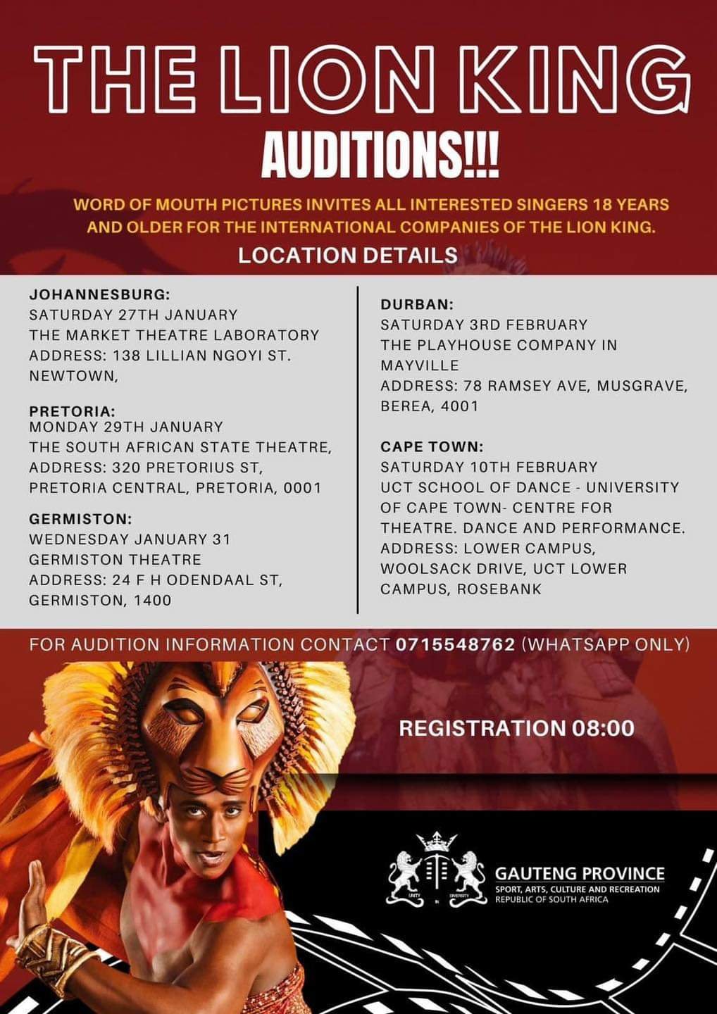 Unleash Your Roar: The Lion King Auditions Open for Aspiring Stars