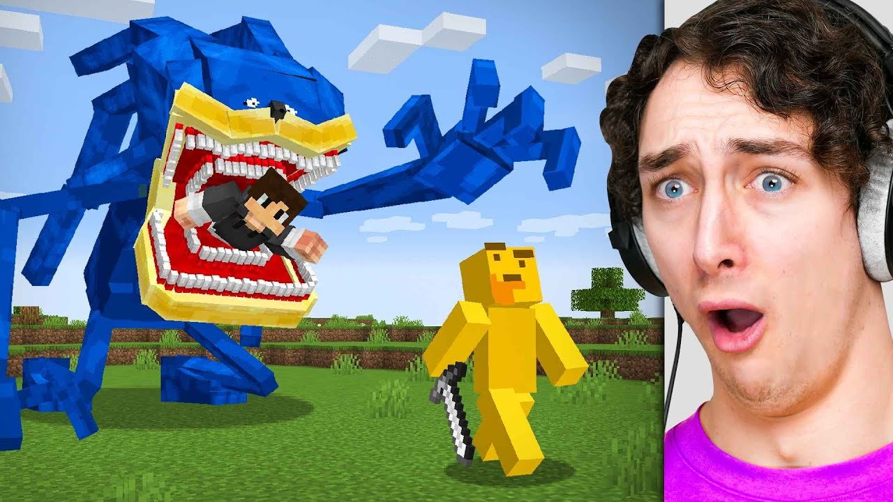 Using SHIN SONIC to Fool My Friends in Minecraft