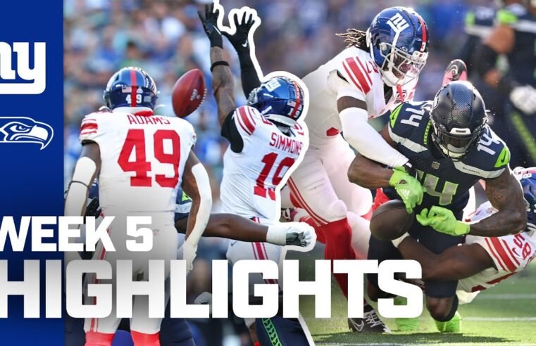 Game Highlights: Giants vs. Seahawks Week 5 | New York Giants