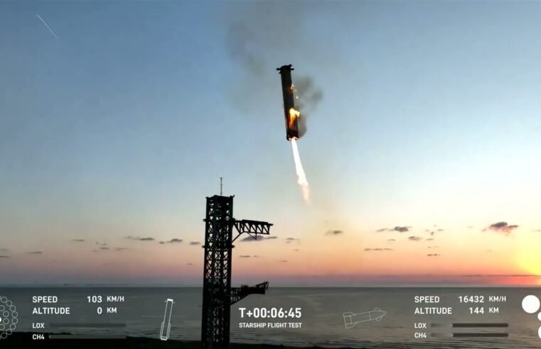 WOW! Watch SpaceX Catch A Starship Booster In Air
