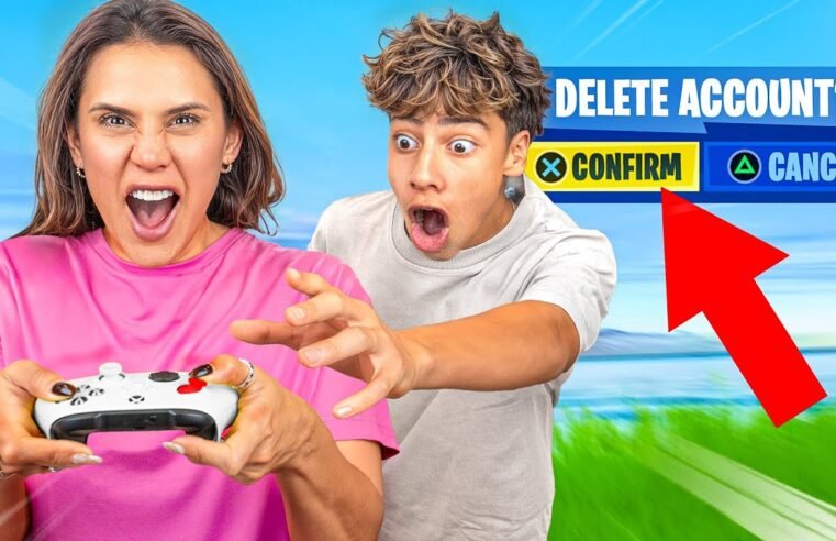 My Mom CONTROLS my Fortnite Game 😡