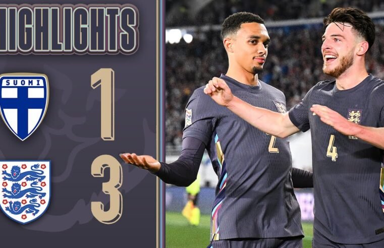 Finland 1-3 England | Three Lions Bounce Back In Helsinki | UEFA Nations League Highlights | England