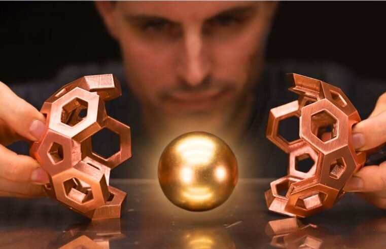 HUGE Magnet VS Copper Sphere – Defying Gravity- Will a Neodymium Magnet Float Inside?
