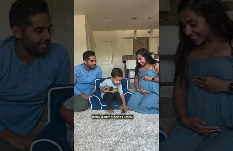 Telling Our Son He’s Going to be a Big Brother 🥹