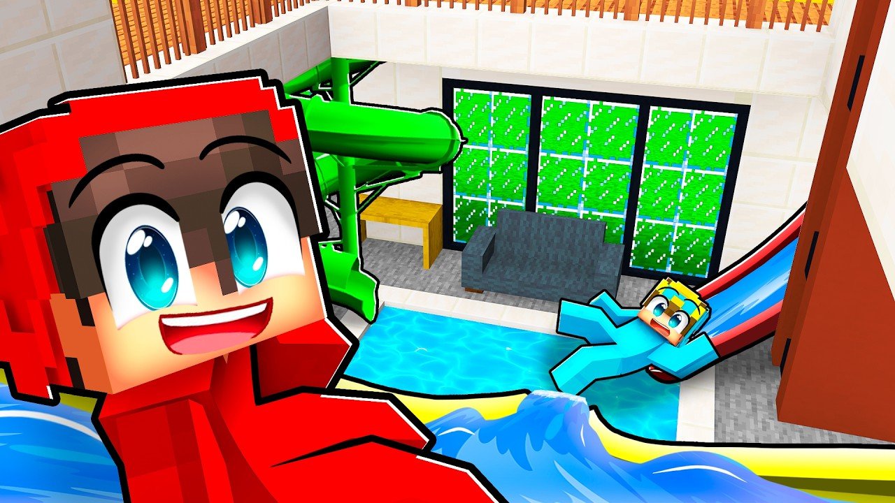 I Built a Waterpark in My House!