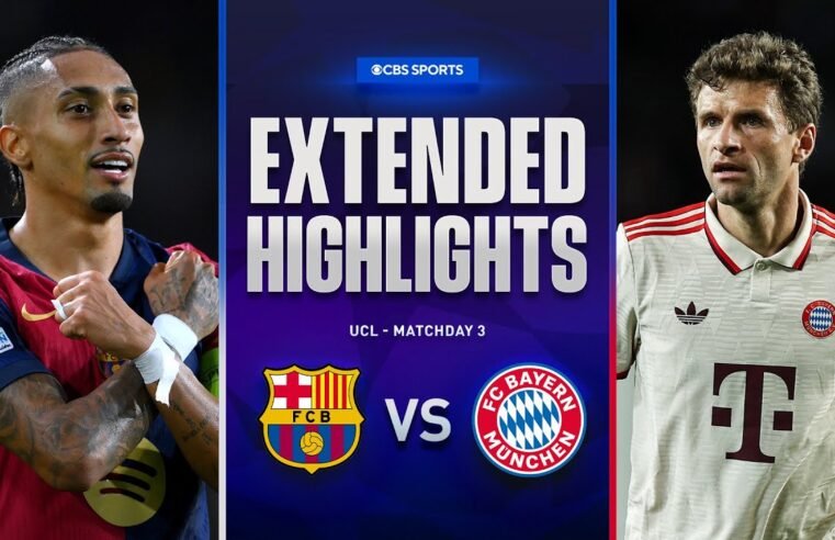 Barcelona vs. Bayern: Extended Highlights | UCL League Phase MD 3 | CBS Sports Golazo