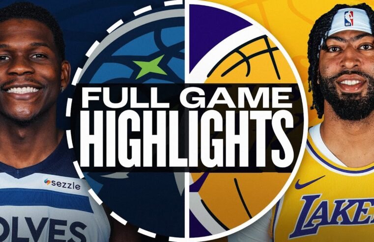 TIMBERWOLVES at LAKERS | FULL GAME HIGHLIGHTS | October 22, 2024