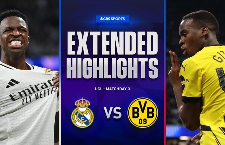 Real Madrid vs. Borussia Dortmund: Extended Highlights | UCL League Phase MD 3 | CBS Sports Golazo