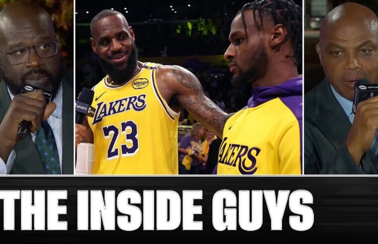 Inside the NBA Reacts to Bronny James’ debut with LeBron in Lakers Opening Night Win | NBA on TNT