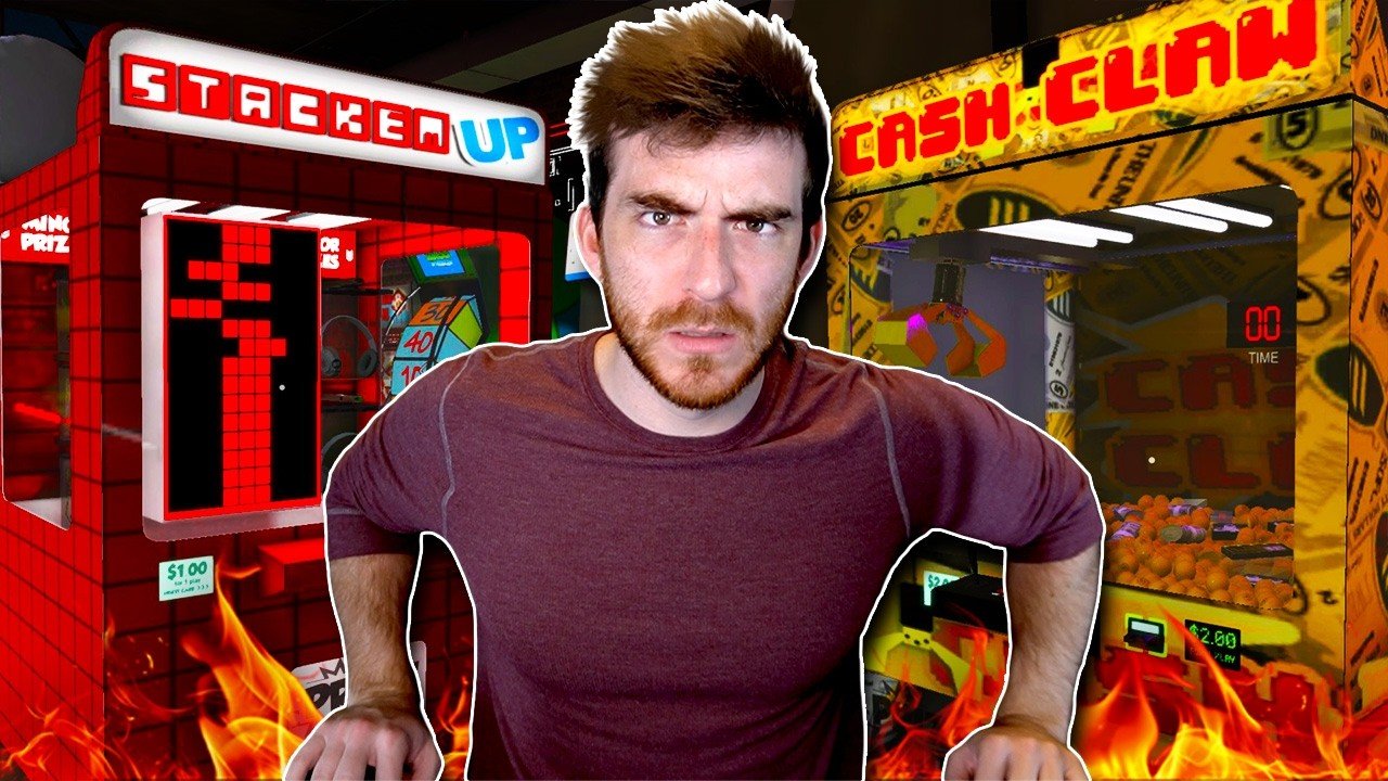 I will beat every single arcade game in this god damn simulator