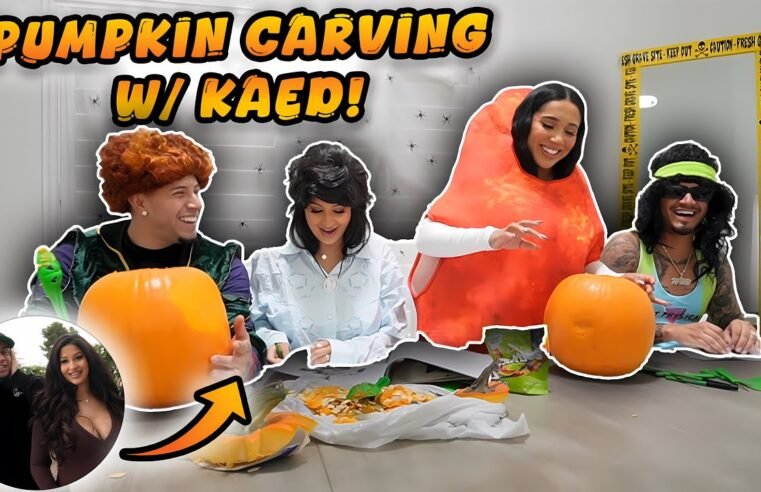 PUMPKIN CARVING w/ KAED !