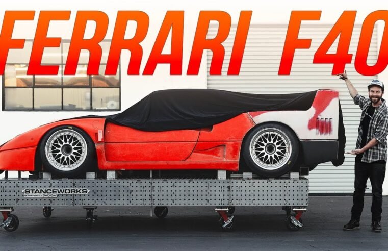 A Real F40: The most mental project you’ve ever seen begins now.