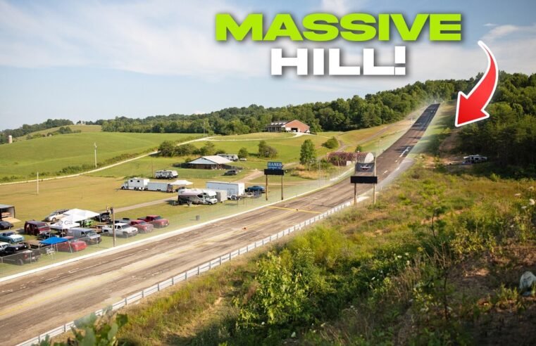 Racing Towards A MASSIVE 150ft Hill in 1000+ Horsepower Cars!  (KD Dragway)
