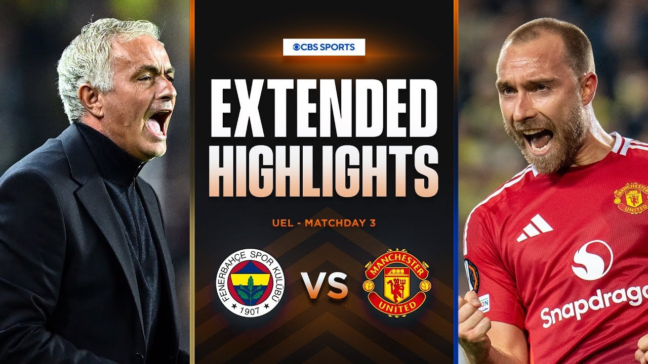 Fenerbahçe vs. Man. United: Extended Highlights | UEL League Phase MD 3 | CBS Sports Golazo – Europe