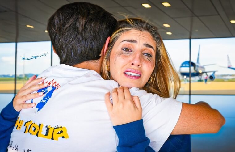 Saying Goodbye to Her Little Brother for Good! *emotional*