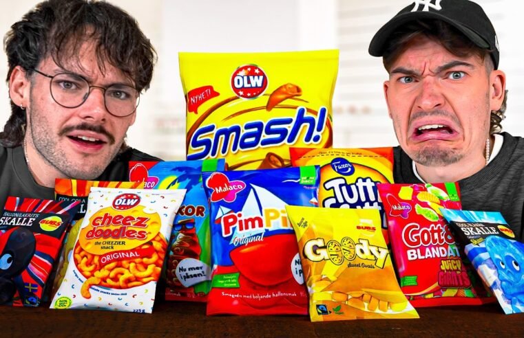 British Men Try Swedish Snacks