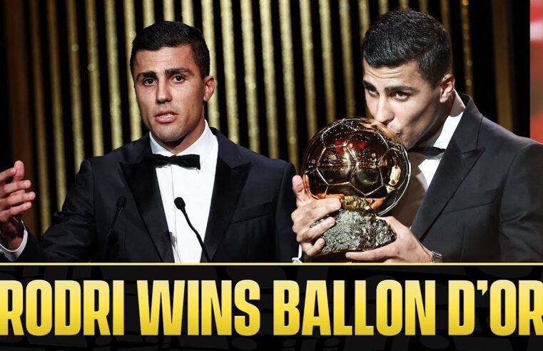 Rodri becomes first Man City player to win the Ballon d’Or 🏆 | CBS Sports Golazo