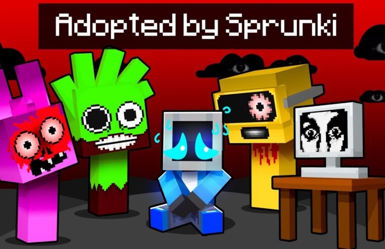 Adopted by HORROR SPRUNKI in Minecraft!