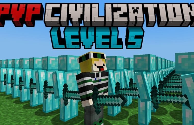 Minecraft but I become the BEST in PVP CIVILIZATION