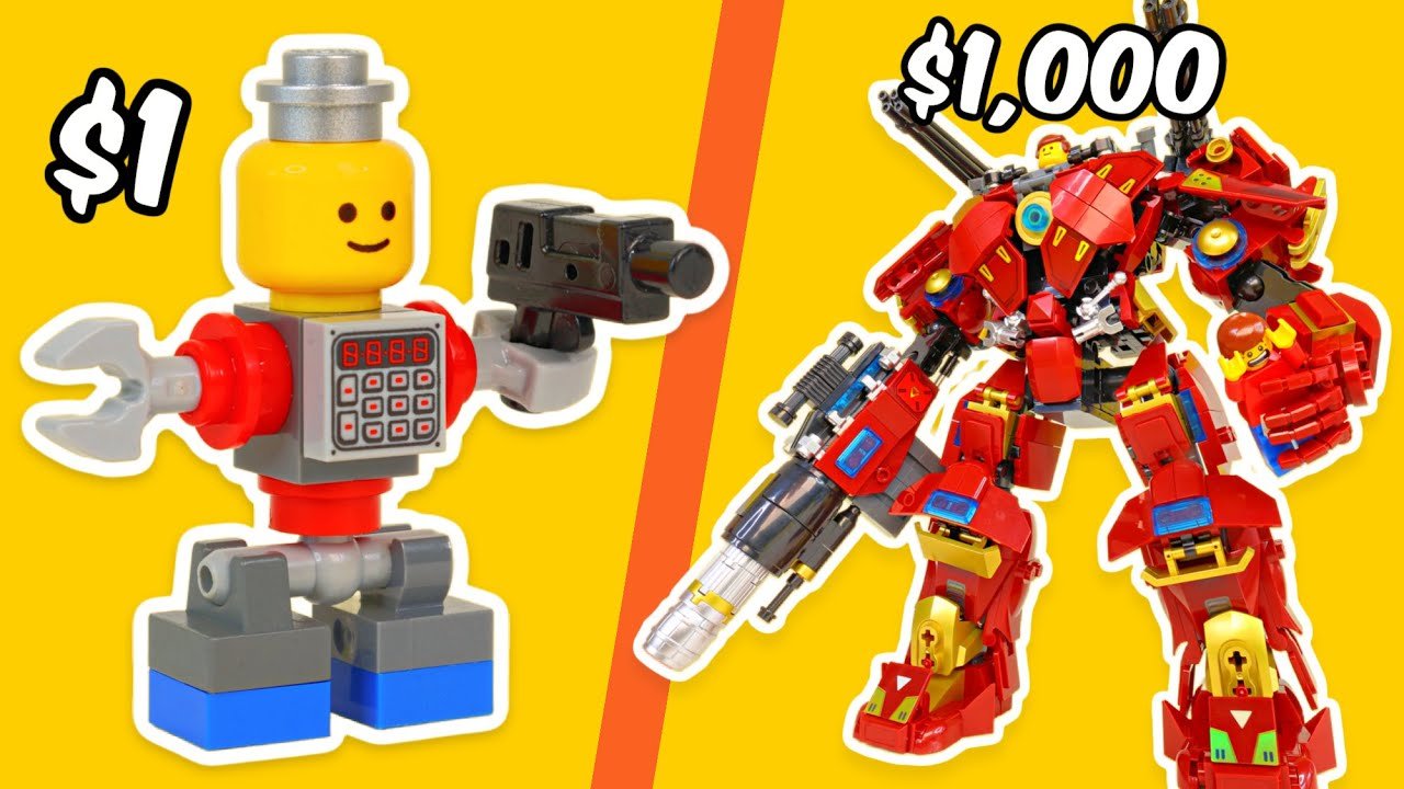 $1 vs $1000 LEGO SET…