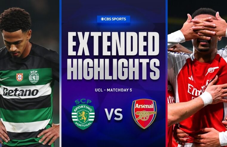 Sporting CP vs. Arsenal: Extended Highlights | UCL League Phase MD 5 | CBS Sports Golazo