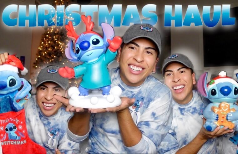 HUGE STITCH CHRISTMAS HAUL!! | Louie’s Life