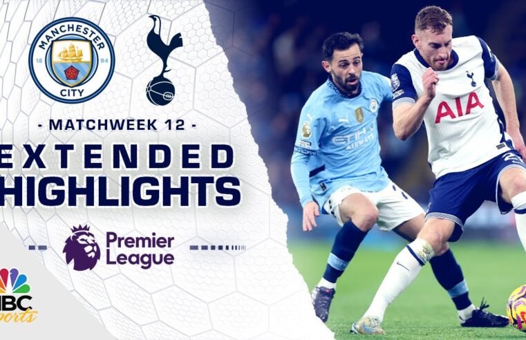 Manchester City v. Tottenham Hotspur | PREMIER LEAGUE HIGHLIGHTS | 11/23/2024 | NBC Sports