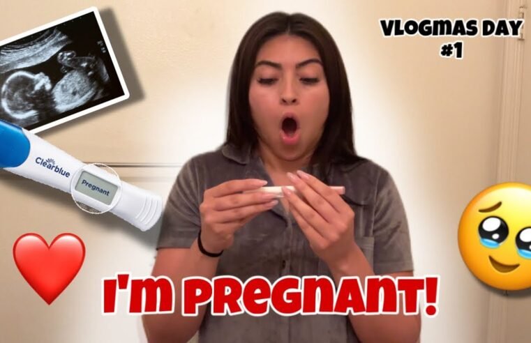 Finding out I’M PREGNANT!! | Vlogmas Day 1