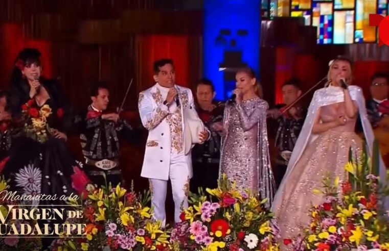 Maribel Guardia, Aracely Arámbula, Edwin Luna y más le cantan ‘Las Mañanitas’ a la Virgen