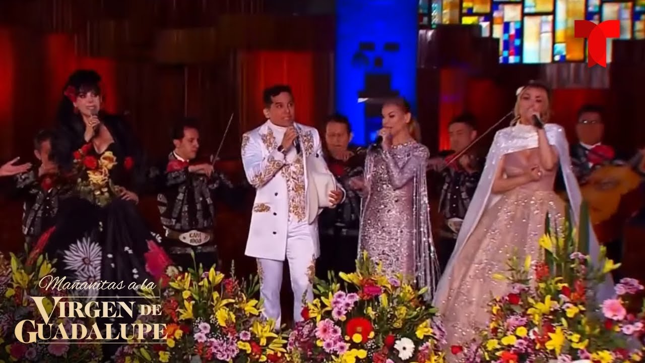 Maribel Guardia, Aracely Arámbula, Edwin Luna y más le cantan ‘Las Mañanitas’ a la Virgen