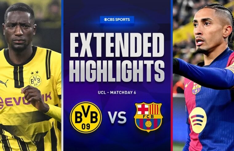 Borussia Dortmund vs. Barcelona: Extended Highlights | UCL League Phase MD 6 | CBS Sports Golazo