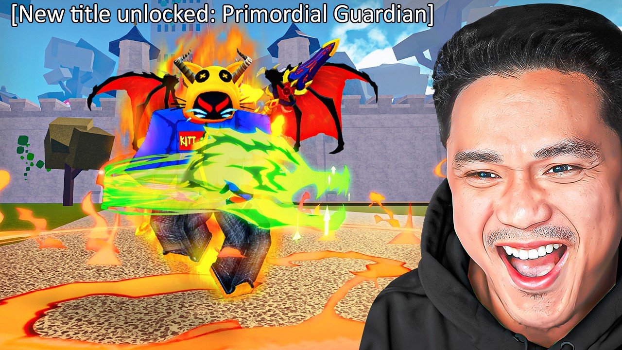 I Spent 100 Hours for IMPOSSIBLE Dragon Race V4 in Blox Fruits!