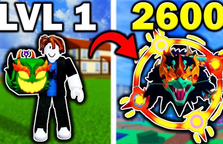 Noob To Max With DRAGON REWORK In Blox Fruits [FULL MOVIE]
