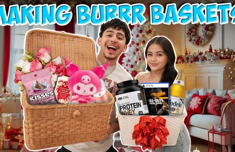 MAKING BURR BASKETS FOR EACHOTHER!! ft: EVELYN ORTIZ