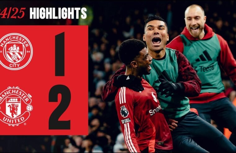 AMAD SEALS VICTORY AGAINST CITY 😮‍💨 | Man City 1-2 Man Utd