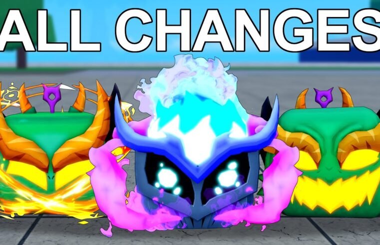 Blox Fruits ALL Changes in Dragon Rework Update