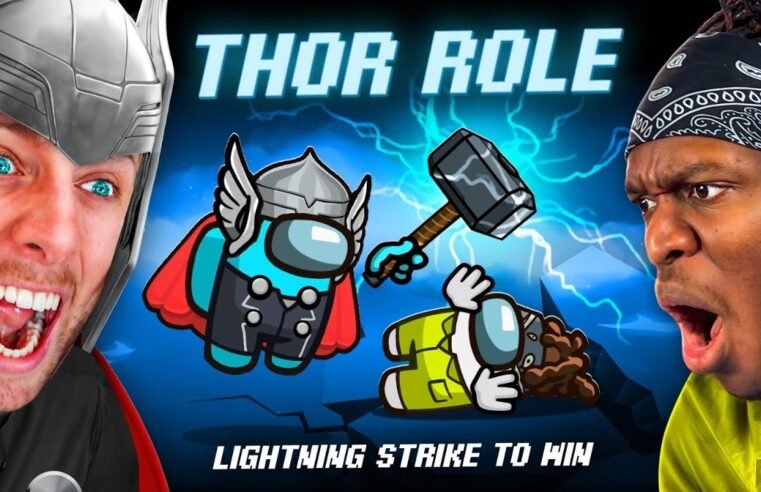 SIDEMEN AMONG US THOR ROLE: LIGHTNING STRIKE TO WIN