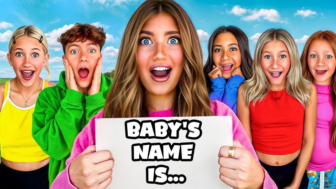 TELLiNG MY 16 SiBLiNGS MY BABY’S NAME! *Her Name Reveal*