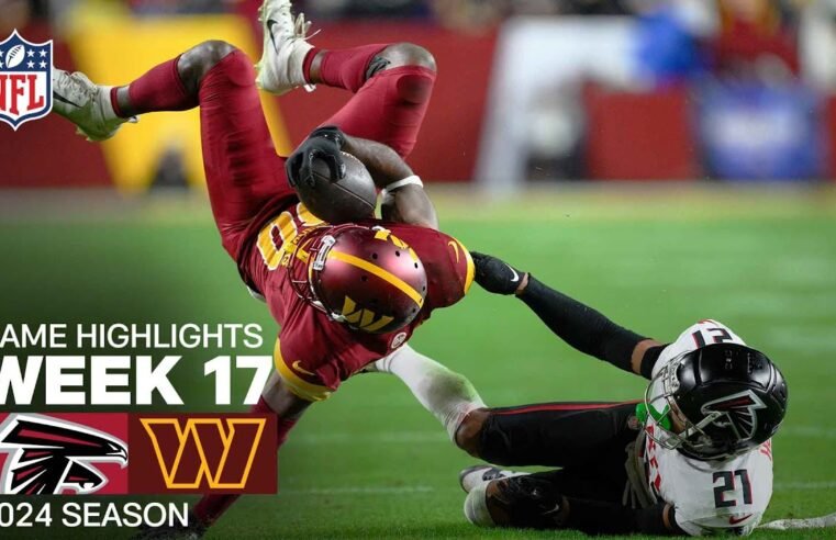 Atlanta Falcons vs. Washington Commanders Game Highlights | 2024 Week 17