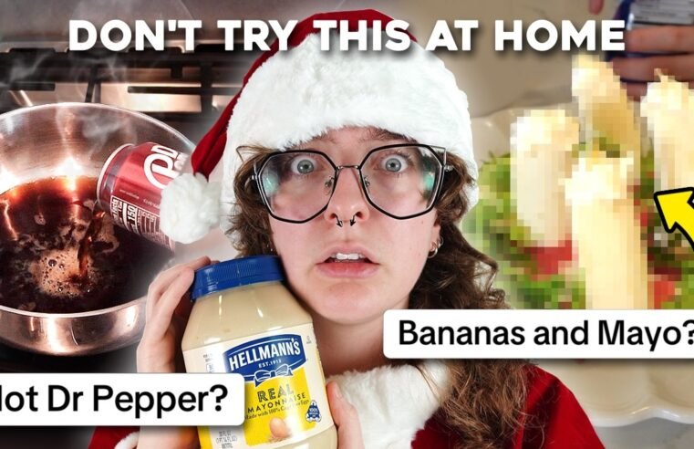 Trying DISGUSTING Vintage Christmas Recipes