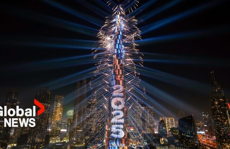 New Year’s 2025: Dubai puts on stunning fireworks show at the Burj Khalifa