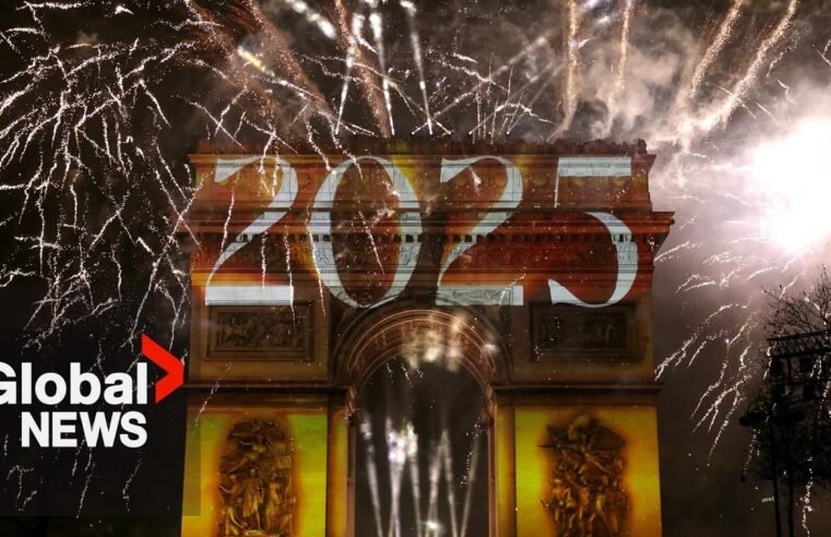 New Year’s 2025: Paris celebrates with dazzling fireworks around Eiffel Tower