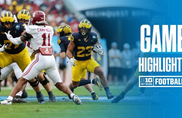 ReliaQuest Bowl: Alabama vs. Michigan | HIGHLIGHTS | Big Ten Football | 12/31/2024