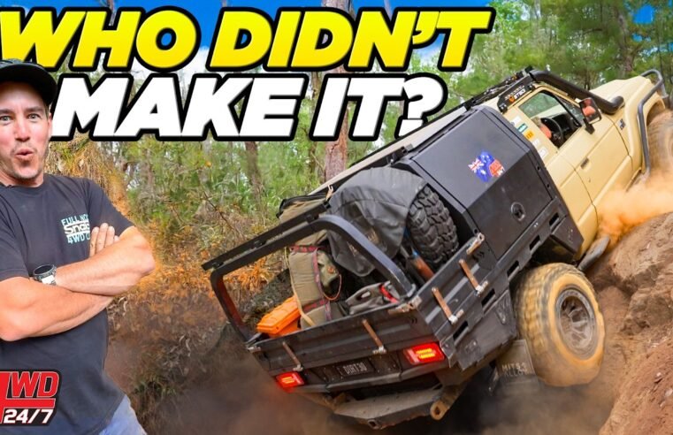 4 BROKEN 4WDs & 1 DOESN’T FINISH THE TRACK… Epic Glass House Mountains CARNAGE!