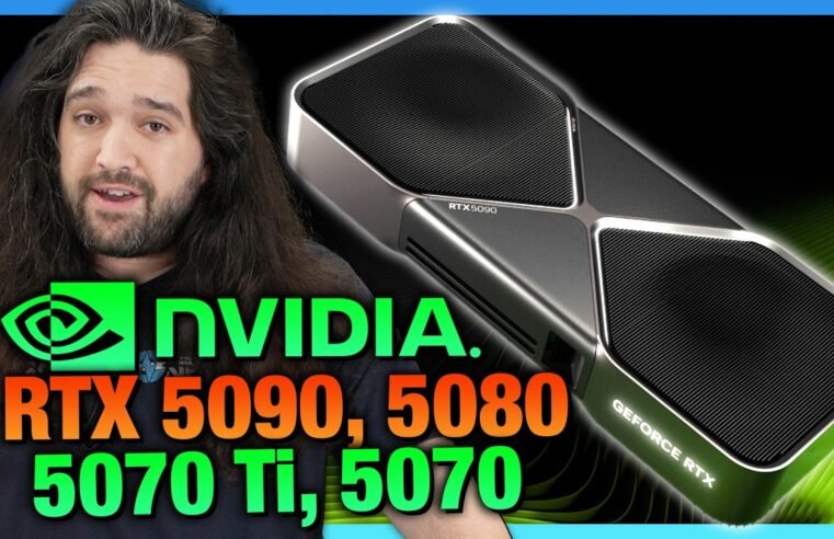 NVIDIA RTX 5090 at 575 Watts, RTX 5080, 5070 Ti, & 5070 Specs