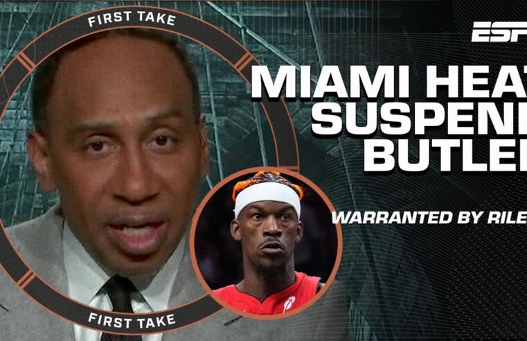 Stephen A. Smith QUESTIONS Jimmy Butler’s suspension from Heat 🗣️ ‘A MIAMI ISSUE!’ | First Take