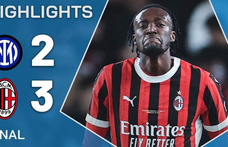 INTER-MILAN 2-3 | HIGHLIGHTS | Abraham Scores Last-Minute Winner! | EA SPORTS FC Supercup 2025