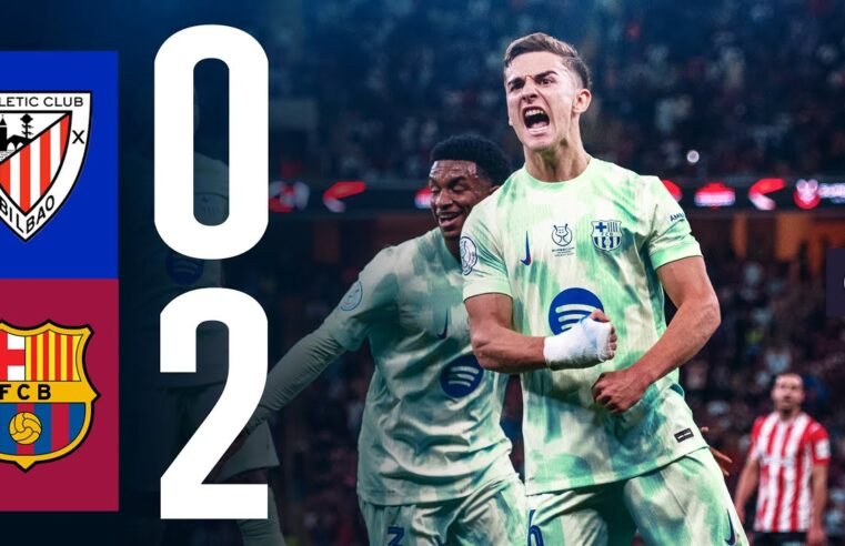 ATHLETIC CLUB 0 vs 2 FC BARCELONA | SPANISH SUPERCUP SEMIFINAL 🔵🔴