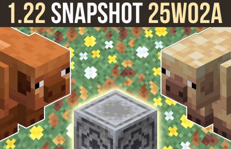 Snapshot 25W02A | New Pigs, Flowers, Leaves & Lodestone Buff | Minecraft 1.21.5