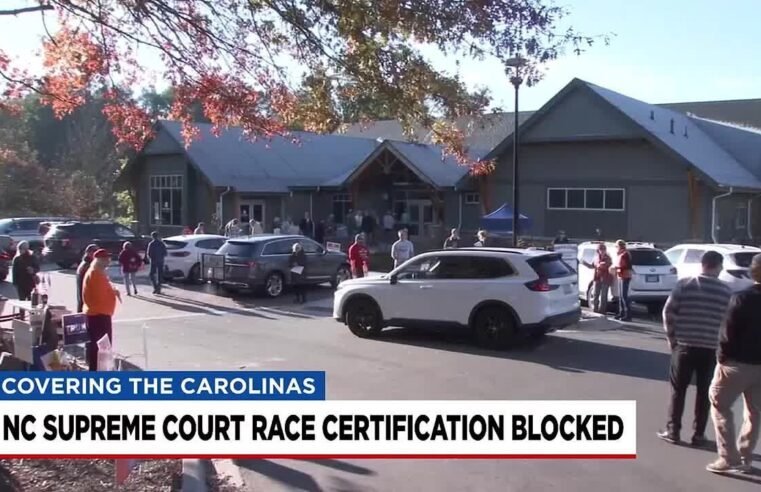 North Carolina justices block certification of election outcome in race for one of its own seats